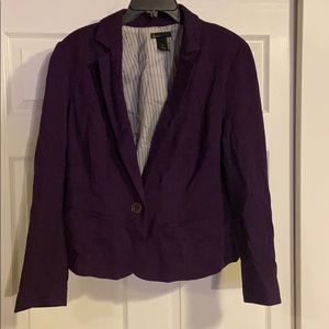 Women’s size 16, Purple Button Blazer